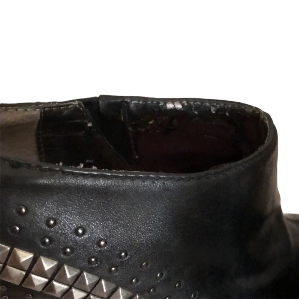 Sam Edelman size 10 Boho silver studded open toe platform ,beautiful